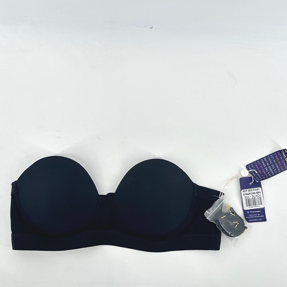 Pepper MVP Multiway Strapless Bra Women 36A Straps Classic Versatile Convertible